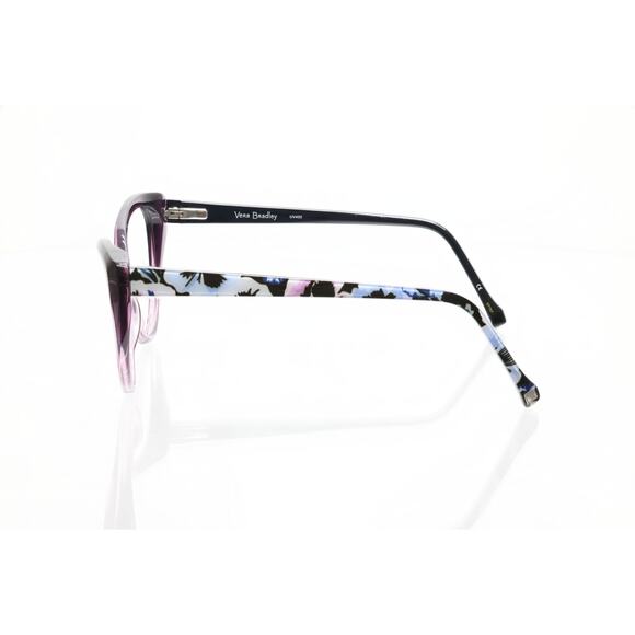 Vera Bradley Jewell Plum Pansies(PLP) 53-18-140 Sunglass FRAMES ONLY - VERY GOOD main image 3